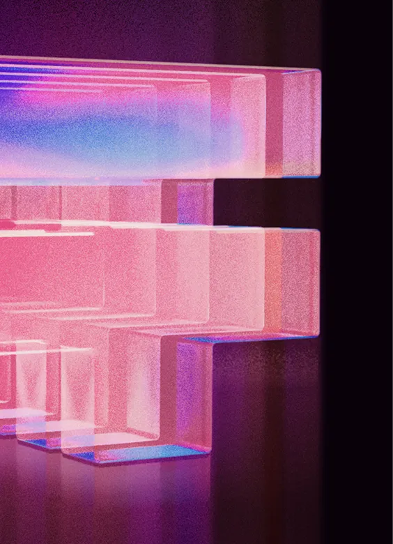 Abstract glass rendering of the Totemiq network